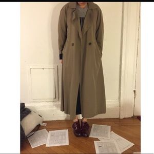 Reformation oversized trench coat
